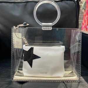 Vintage Havana clear see through bag
